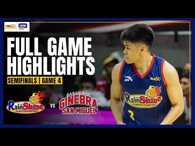RAIN OR SHINE vs BRGY. GINEBRA | FULL GAME HIGHLIGHTS | PBA SEASON 50 COMMISSIONER’S CUP | MAY 26