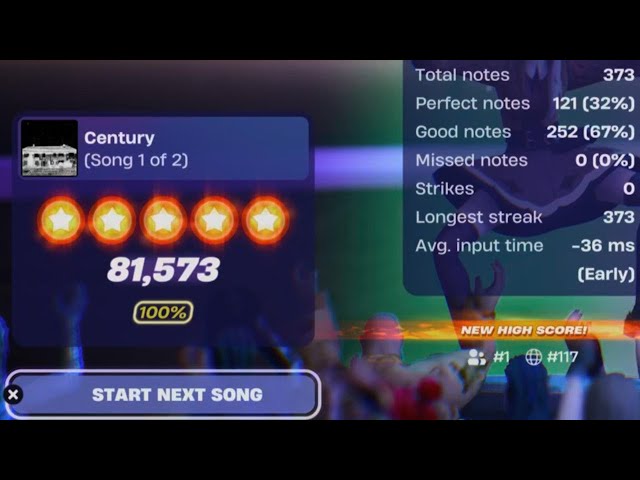 century. 100% tap/vocals