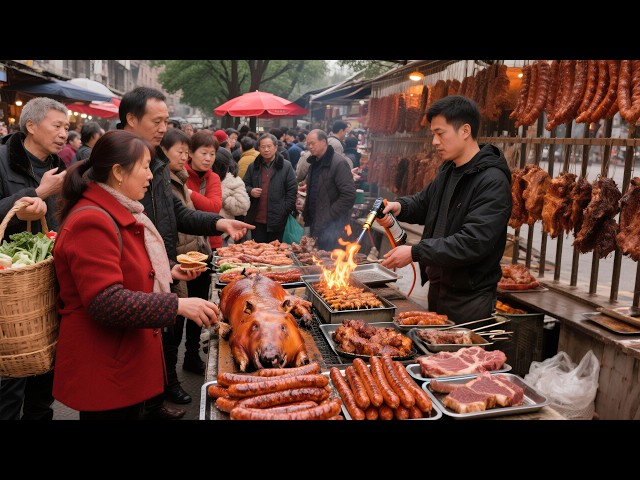 Chongqing Street Food Paradise! Spicy Numb Chicken, Fried Snacks & 30+ Local Foods