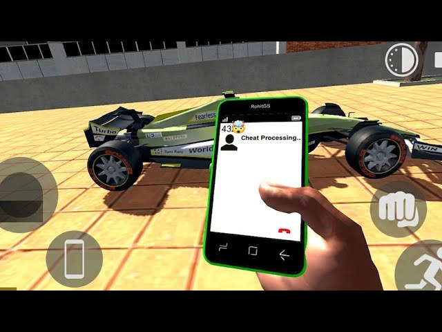 New F1 Car And Weapon Wheel Cheat Code In Indian Bike Driving 3D 