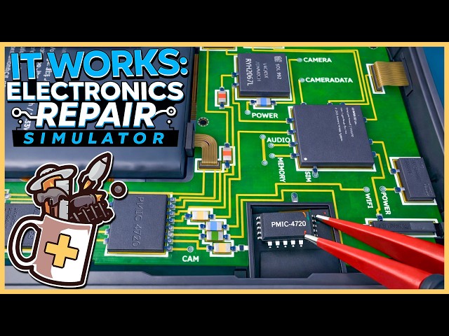 Device Diagnostics & Fastidious Fixing in... | IT Works: Electronics Repair Simulator