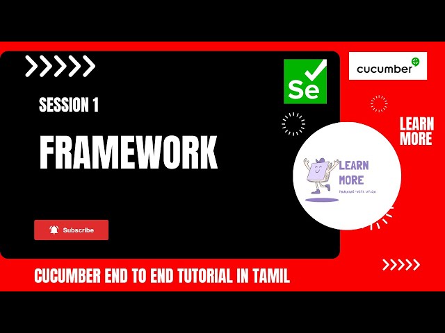 Session 1: What is a Framework? | Cucumber BDD Tutorial - Learn Automation from Scratch