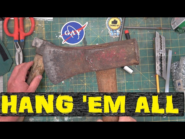 How to *KEEP* axe handle tight. Old Farmer Trick.