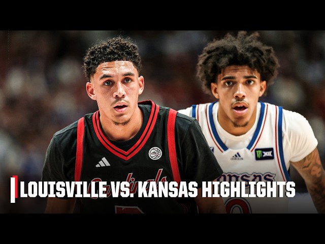 Louisville Cardinals vs. Kansas Jayhawks | Full Game Highlights | ESPN College Basketball