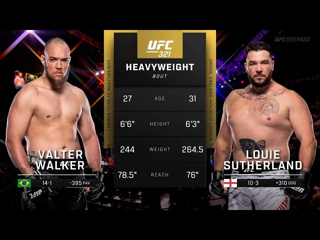 Valter Walker vs. Louie Sutherland | FULL FIGHT | UFC Oklahoma City