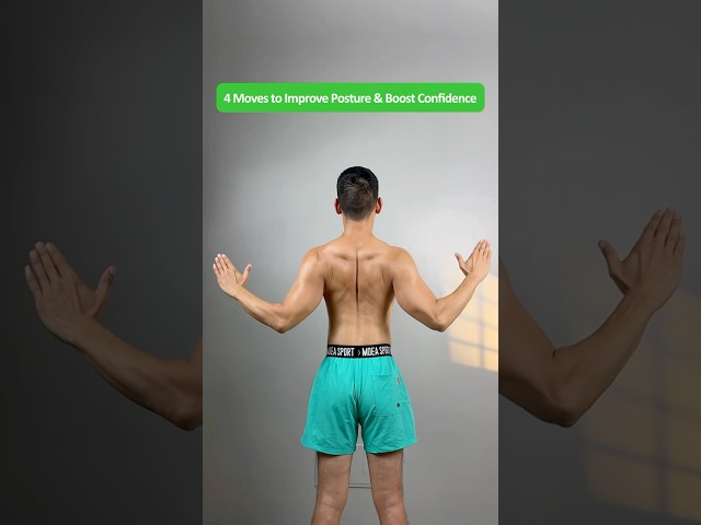 4 Simple and Effective Home Exercises to Fix Rounded Shoulders, Improve Posture & Boost Elegance