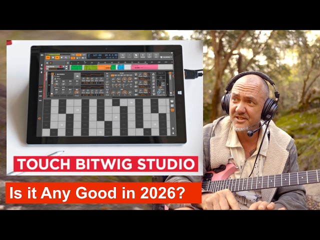 Does a touchscreen in Bitwig 6.1 on Surface pro 12 X2 Elite work well?