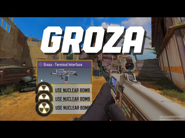 3 NUKES & 66 KILLS with the GROZA + BEST LOADOUT in COD Mobile!