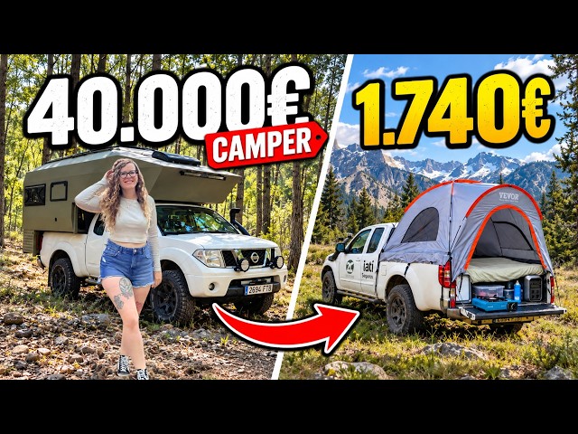 ✅ VAN TOUR tienda de CAMPAÑA CAMPER ❌ Por MENOS DE 2000€ 🔥 ASI vivimos durante MESES