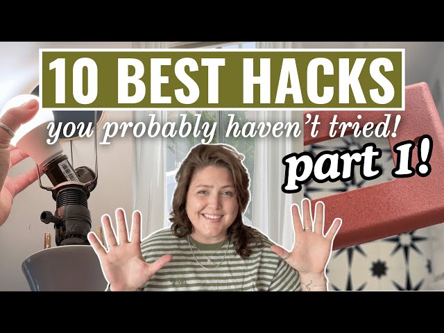 10 EASY Home Hacks that will ELEVATE Your Home | Affordable + Renter Friendly!