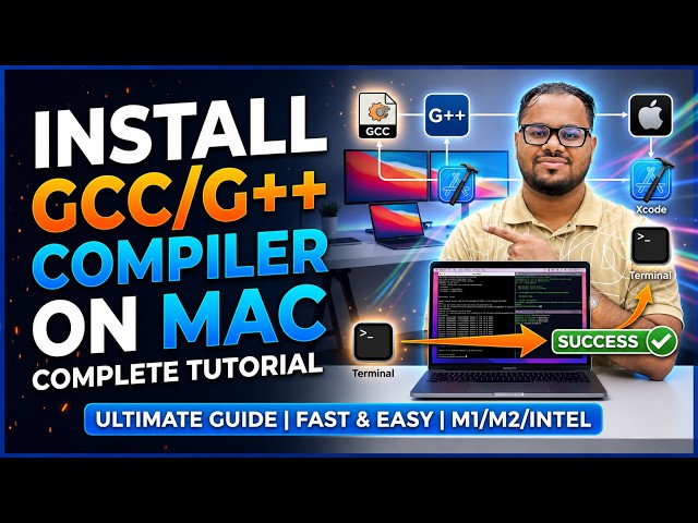 How to Install GNU GCC/G++ on Mac | arm64 M1-M5 & Intel