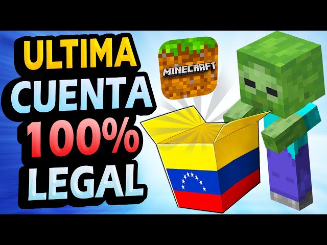 Esta es la ÚLTIMA CUENTA de Minecraft Legal de Venezuela