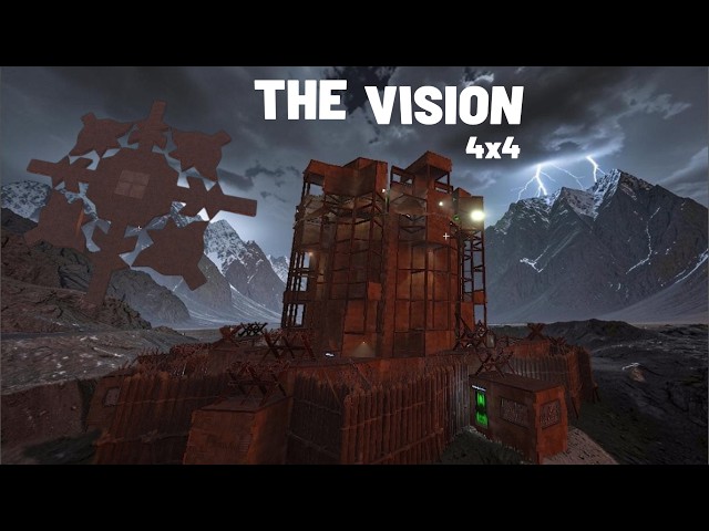 The Vision · The BEST Small group 4x4 Rust base design