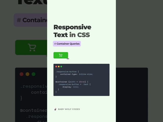 Responsive text in CSS #webdev #webdesign