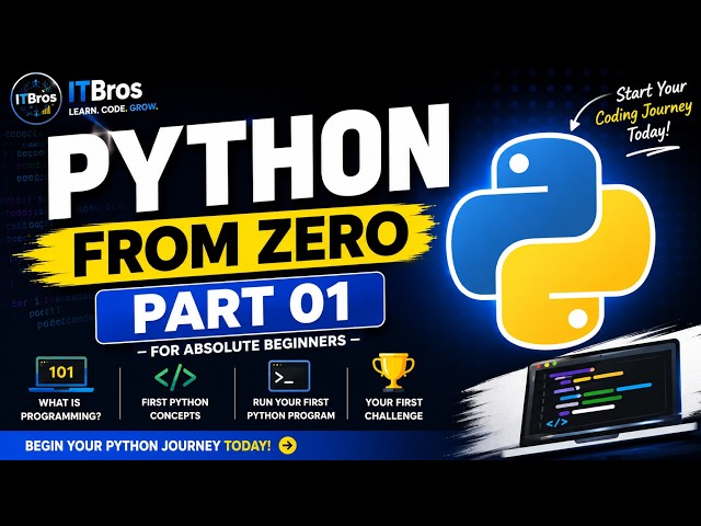 Python Tutorial for Beginners #1 | Introduction to Python | Python From Zero