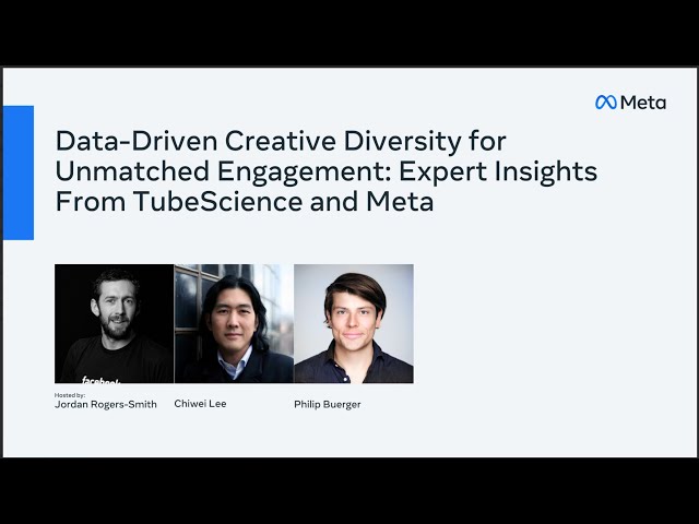 Data-Driven Creative Diversity for Unmatched Engagement: Expert Insights From TubeScience and Meta