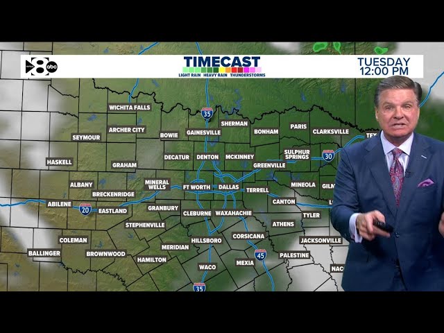 DFW Weather: Hot week ahead with storm chances Tuesday and Thursday