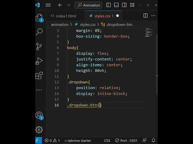 Navbar Dropdown menu - HTML CSS #html #css #coding