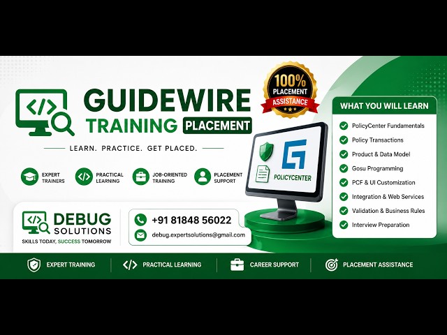 Guidewire Developer Training | Gosu Programming Series Day 1 | Gosu Language | PolicyCenter