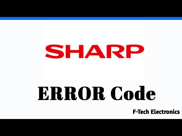 Sharp Inverter AC Error Code. How to Check Sharp Ac Error Code By Remote.