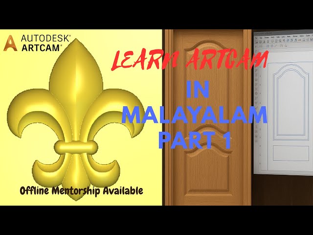 ArtCAM Malayalam Tutorial – Part 1 | CNC Programming & Joinery Drafting