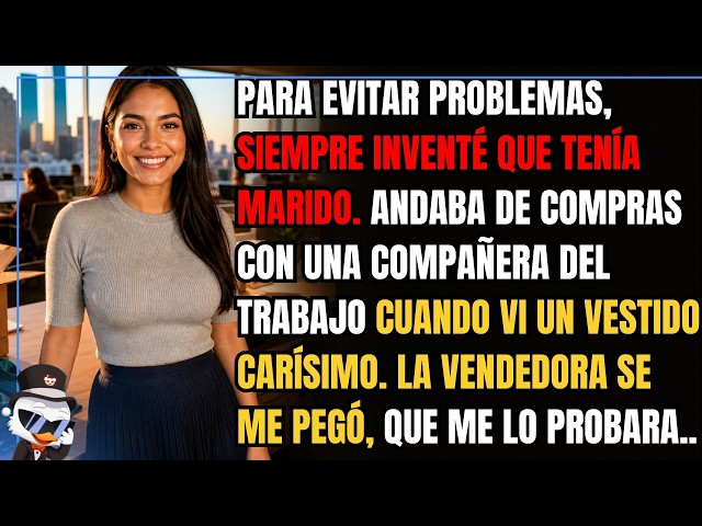 To avoid problems, I always made up that I had a husband. I was shopping with a coworker...