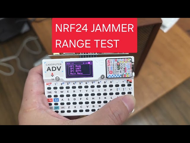 M5Stack Cardputer ADV Ultimate RF NRF24&CC1101 2-in-1 Module | Extreme Range & Stability Test