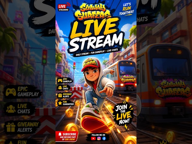 Subway surfers game live high score#subwaysurfers