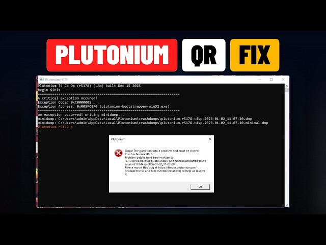 Fix Modern Warfare 3 Plutonium QR Code Expired Error Loop