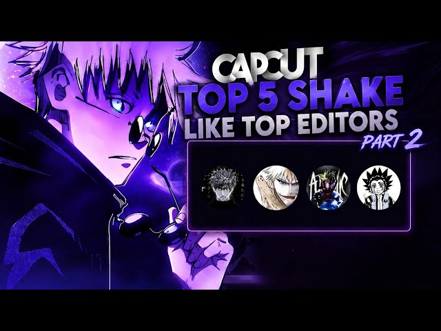 🔥 CapCut Top 5 Shake Effects (Part 2) + Advanced Transitions Tutorial 🔥