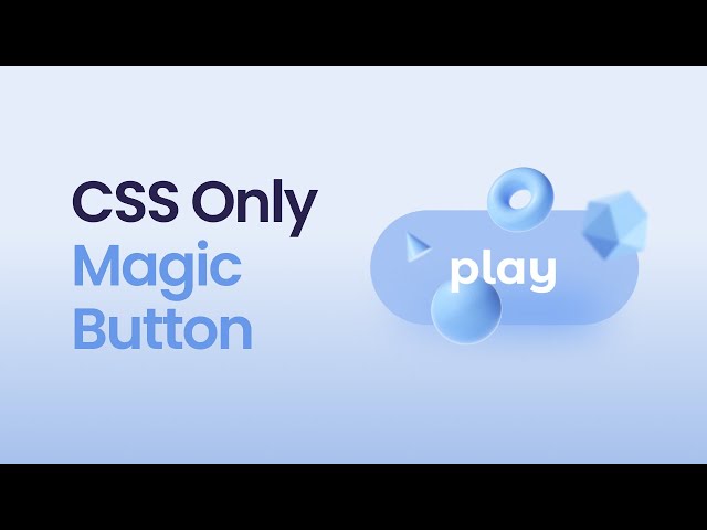 🔥 CSS Magic Motion Button Hover Effects Animation | HTML CSS Tutorial