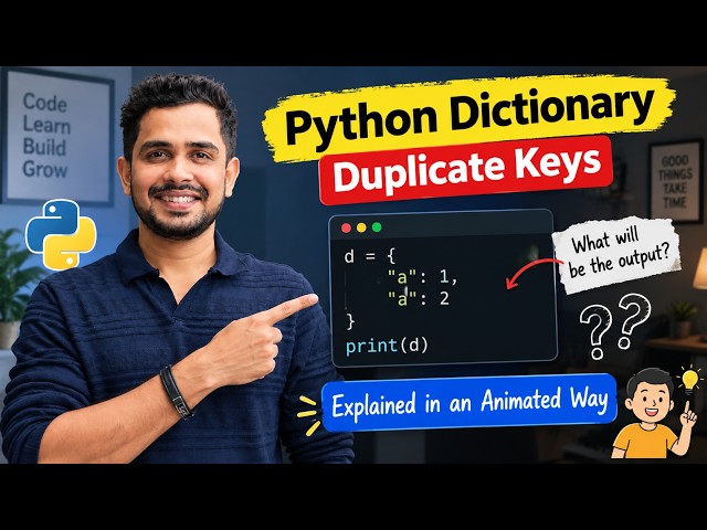 Can You Guess the Output? Python Dictionary Duplicate Keys 🤔