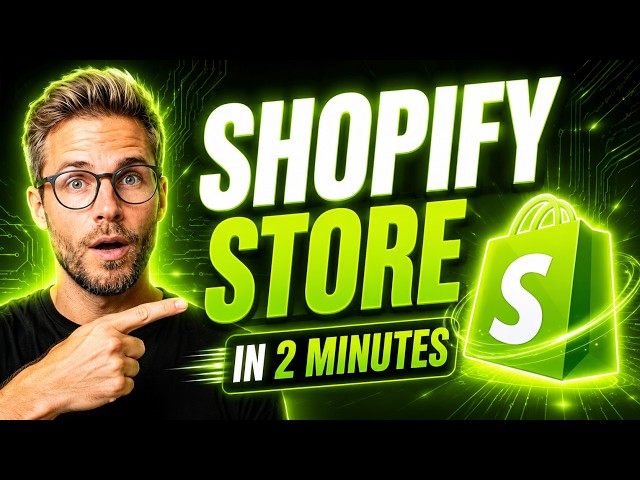 How to Create a Shopify Store in 2 Minutes (Beginner Tutorial)