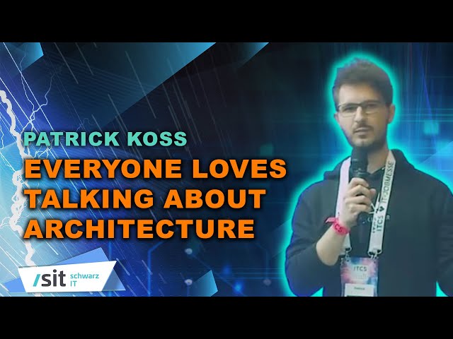 Everyone loves talking about Architecture. Few mean Code Architecture I Patrick Koss I Tech Talk