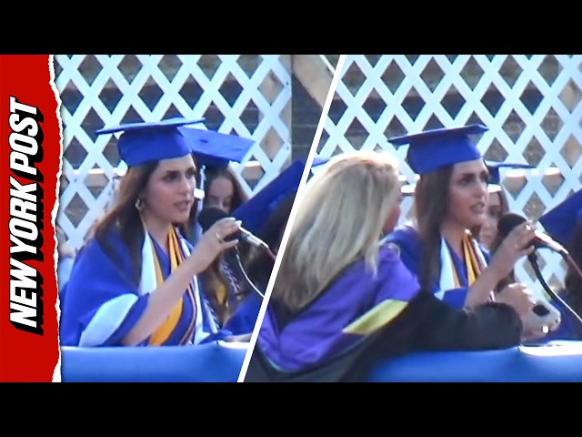 High School Valedictorian Yanked From Stage For Anti-ICE Speech: 'They Won't Give Me My Diploma'