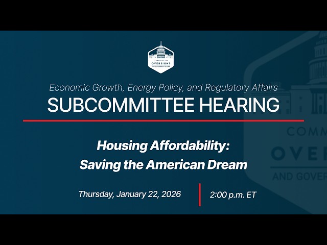 Housing Affordability: Saving the American Dream