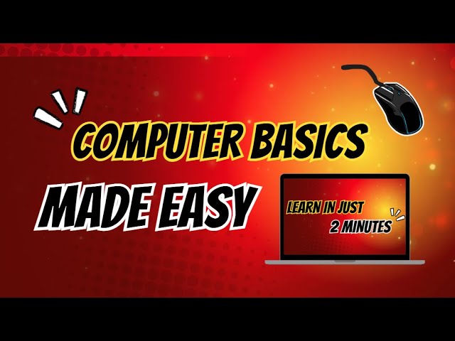 How to Use a Computer for the First Time | Simple Windows Tutorial | Learning Aura