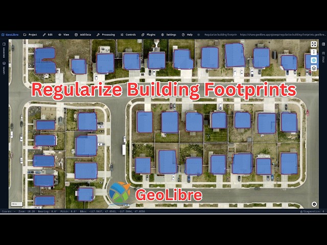 Regularize Building Footprints in the Browser with GeoLibre