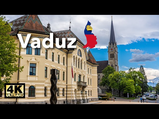 Vaduz, Liechtenstein | Capital of the World's Richest Country 4K