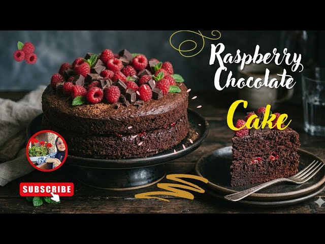Perfect Cake For Occasions | Raspberry Chocolate Cake | My Kitchen Vlog 