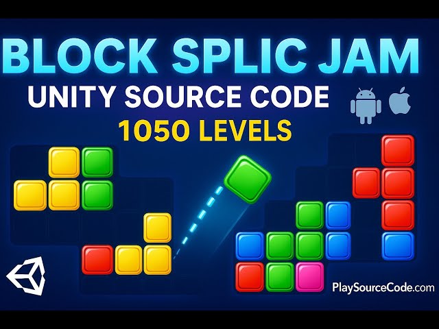 Block Splic Jam – 1050 Levels (Unity Source Code) at Playsourcecode.com