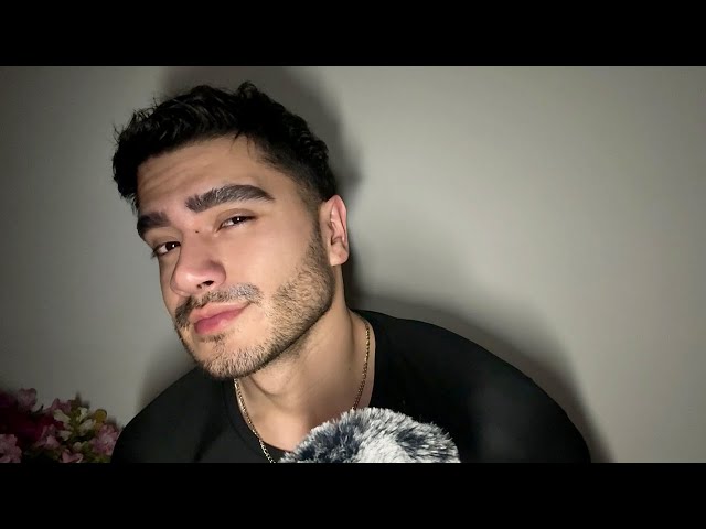 ASMR Español* Roleplay tu NOVIO te cuida antes de dormir - atención personal + mouth sounds