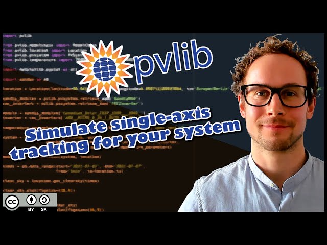 pvlib python 12: Single-axis tracking