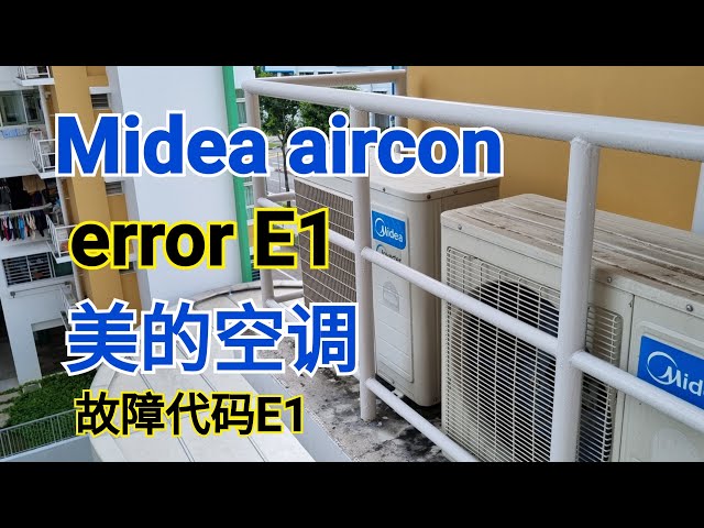Midea inverter aircon | error code E1 | multi split