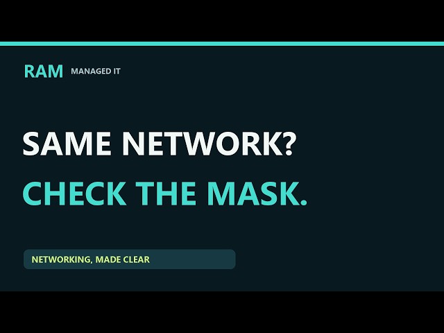 A Subnet Mask Explained with a Small Office Example