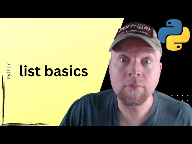 Python Tutorial #10 : List Basics 🐍