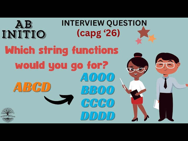Capgemini 2026 Stepwise Character Padding Logic - Abinitio Interview Qs!