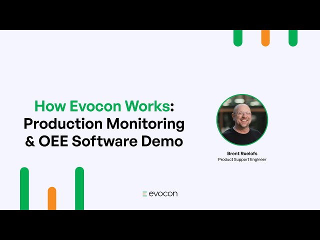 How Evocon Works | Production Monitoring & OEE Software Demo