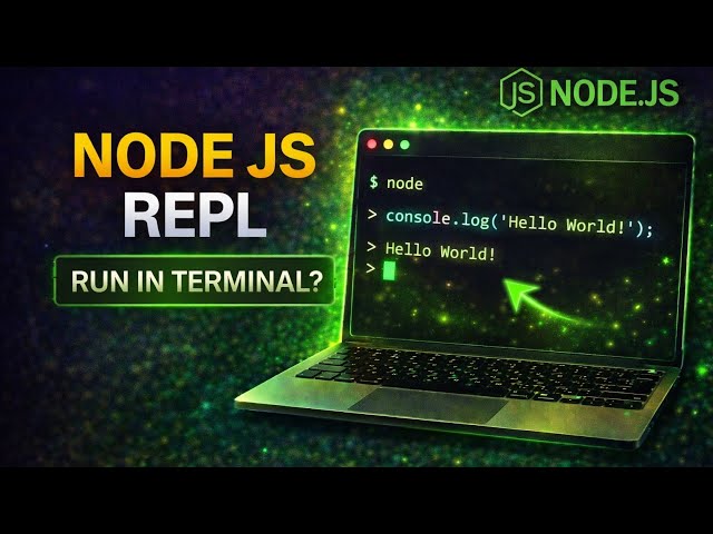 How to Run Node JS in Terminal (REPL Explained in 10 Minutes)