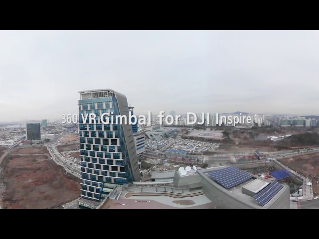 360 VR Gimbal for Drone(DJI Inspire1) _ Test 360 Movie